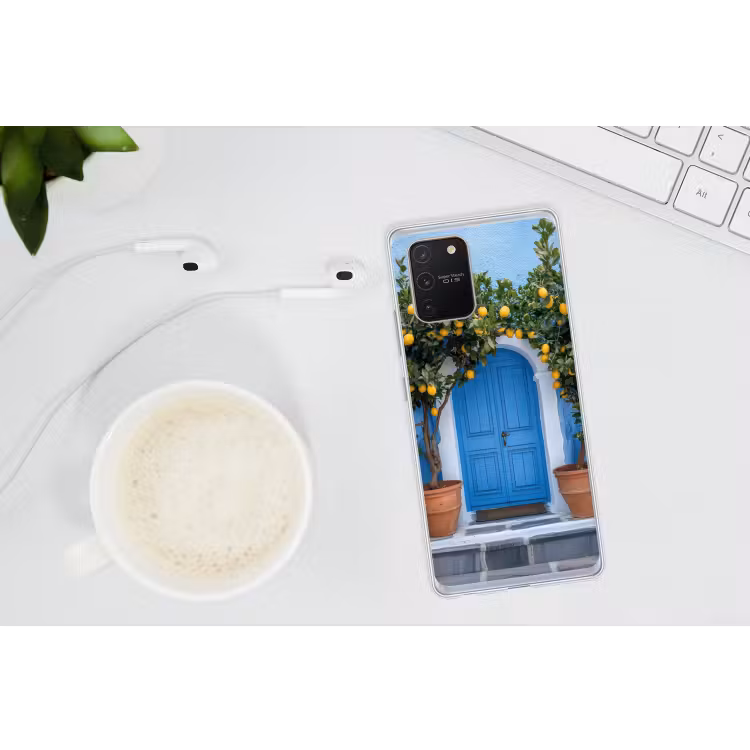 Citroenbomen - Geel - Deur - Potten Telefoonhoesje Samsung Galaxy S10 Lite klein -oordopS10Lite