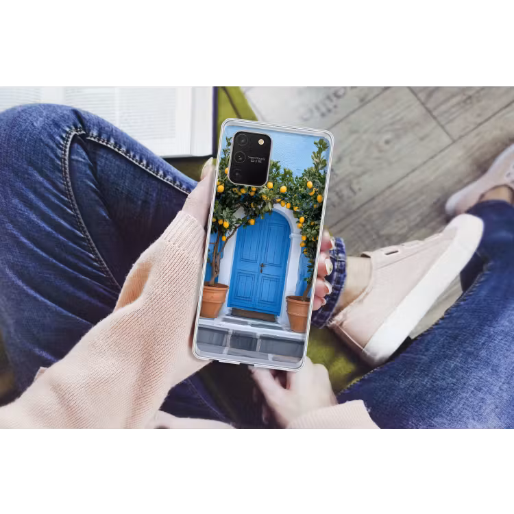 Citroenbomen - Geel - Deur - Potten Telefoonhoesje Samsung Galaxy S10 Lite klein -handS10Lite
