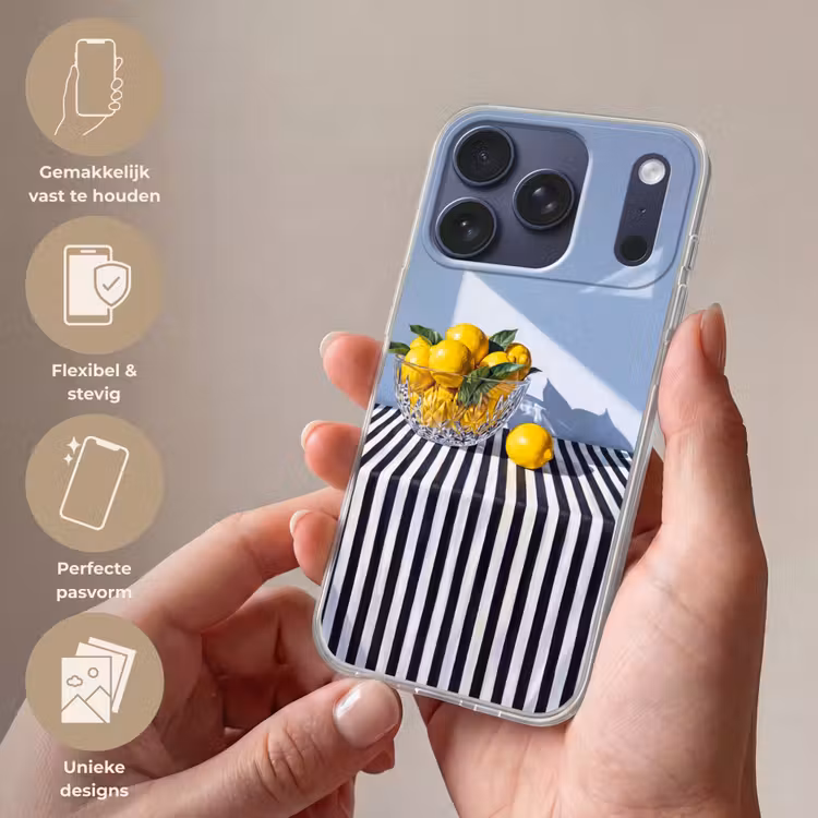 Telefoonhoesje - Citroenen - Fruit - Geel - Citroenen - Fruit - Geel Telefoonhoesje iPhone 17 Pro klein