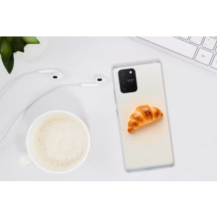Croissant - Brood - Beige Telefoonhoesje Samsung Galaxy S10 Lite klein -oordopS10Lite