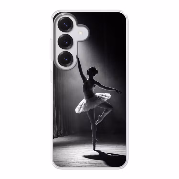 Danser - Podium - Zwart-wit - Kunst - Klassiek Telefoonhoesje Samsung Galaxy S26 klein -3d