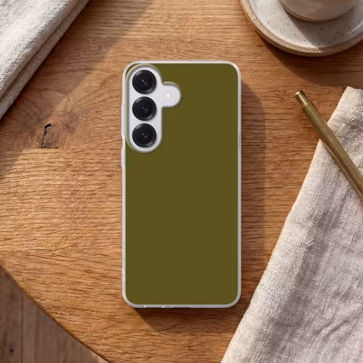 Dark - Olive - Groen Telefoonhoesje Samsung Galaxy S26 klein 975 -sfeer1