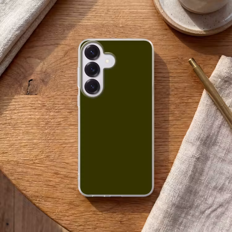 Dark - Olive - Groen Telefoonhoesje Samsung Galaxy S26 klein 975 -sfeer1
