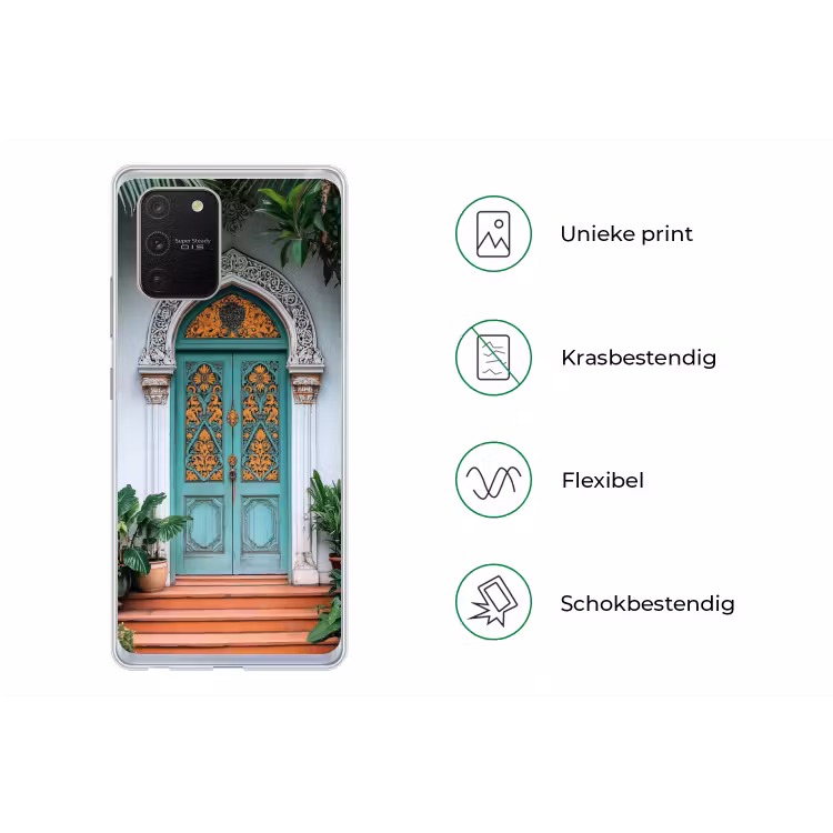 Deur - Patronen - Planten Telefoonhoesje Samsung Galaxy S10 Lite klein -specsS10Lite