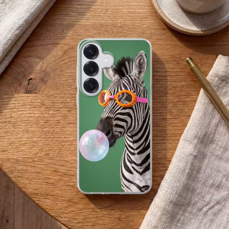 Dier - Bril - Bel - Modern - Groen Telefoonhoesje Samsung Galaxy S26 klein -sfeer1