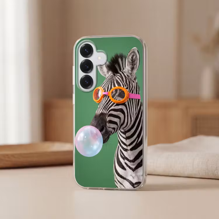 Dier - Bril - Bel - Modern - Groen Telefoonhoesje Samsung Galaxy S26 klein -sfeer2