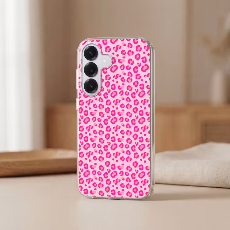 Dierenprint - Patroon - Abstract - Modern - Roze Telefoonhoesje Samsung Galaxy S26 klein -sfeer2