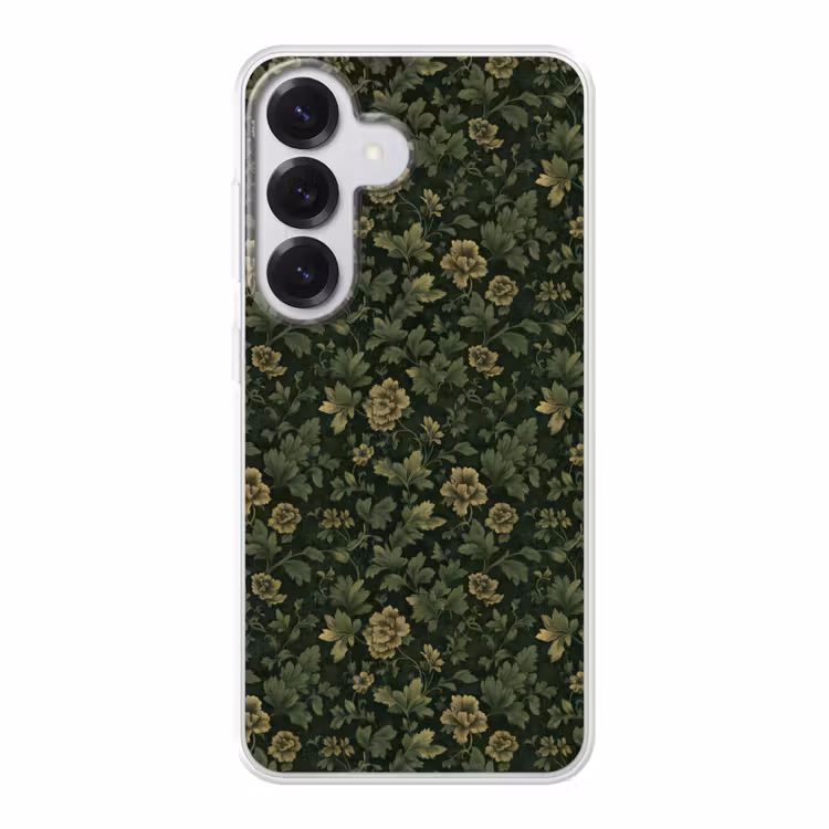 Donker - Groen - Goud - Botanisch Telefoonhoesje Samsung Galaxy S26 klein 975 -3d