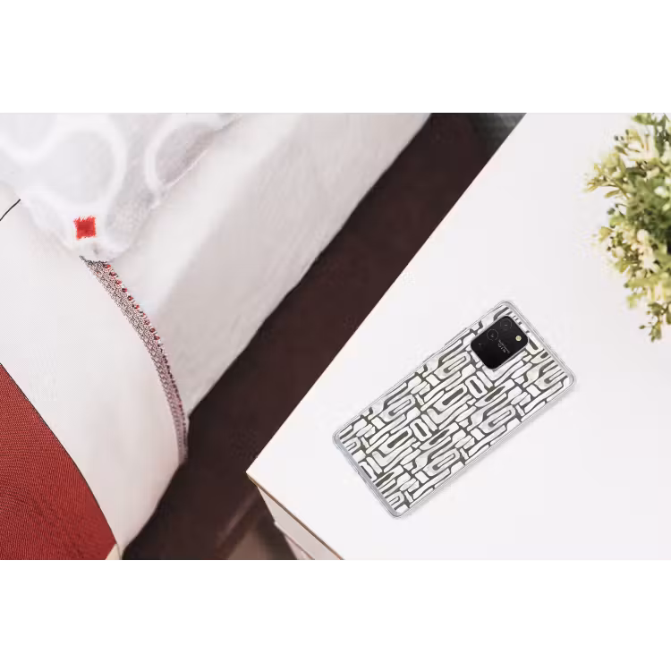 Donker - Wit - Abstract Telefoonhoesje Samsung Galaxy S10 Lite klein 364 -kamerS10Lite