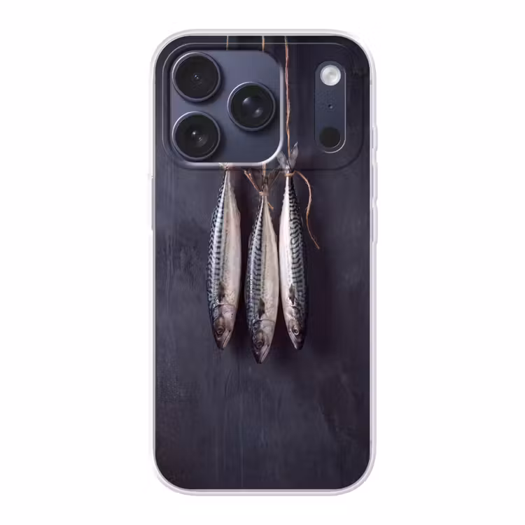 Telefoonhoesje - Drie vissen - Touw - Drie vissen - Touw Telefoonhoesje iPhone 17 Pro klein