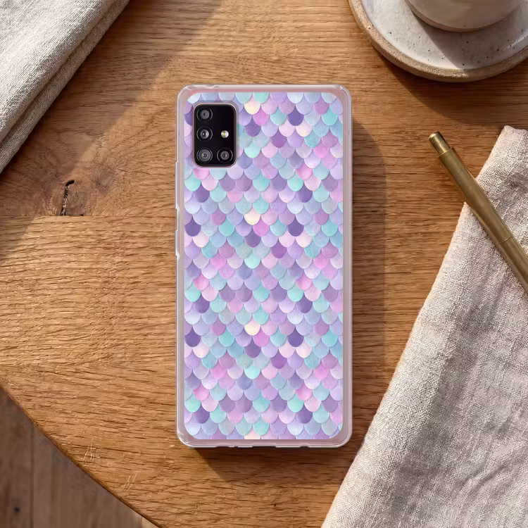 Dromerig - Zeemeermin - Pastel Telefoonhoesje Samsung Galaxy A51 5G klein 373 -sfeer1