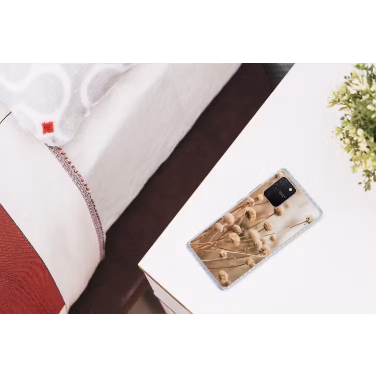 Droogbloemen - Beige - Bloemen - Natuur Telefoonhoesje Samsung Galaxy S10 Lite klein -kamerS10Lite