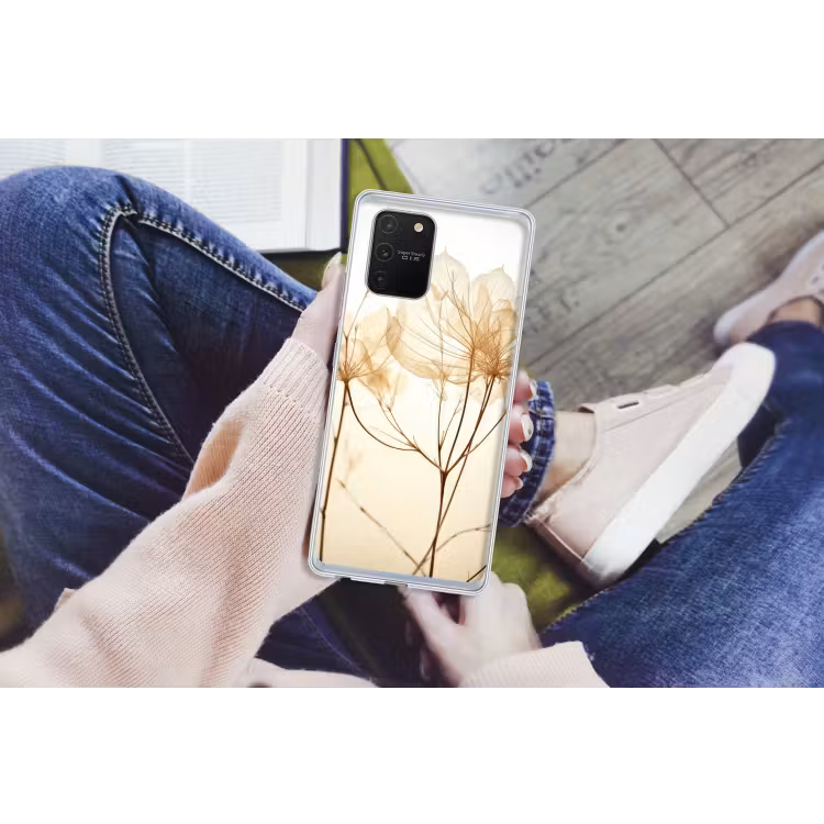 Droogbloemen - Beige - Planten - Wit Telefoonhoesje Samsung Galaxy S10 Lite klein -handS10Lite