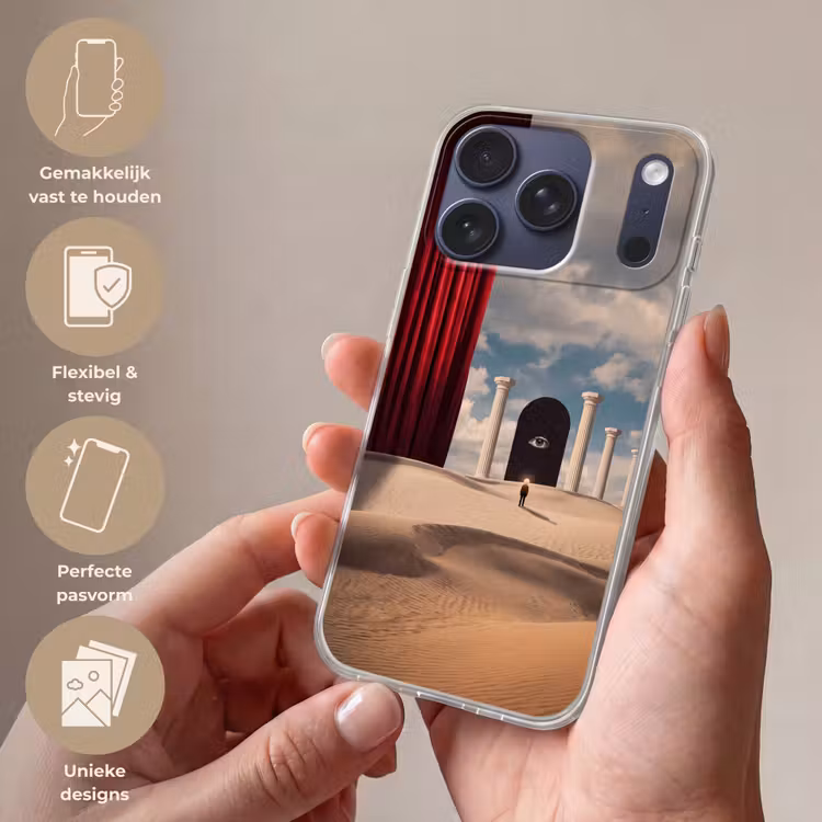 Telefoonhoesje - Droom - Woestijn - Oog - Droom - Woestijn - Oog Telefoonhoesje iPhone 17 Pro klein