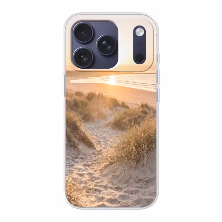 Duinen - Strand - Zee Telefoonhoesje iPhone 17 Pro klein -3d