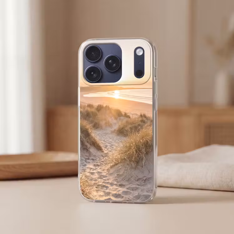 Duinen - Strand - Zee Telefoonhoesje iPhone 17 Pro klein -sfeer2