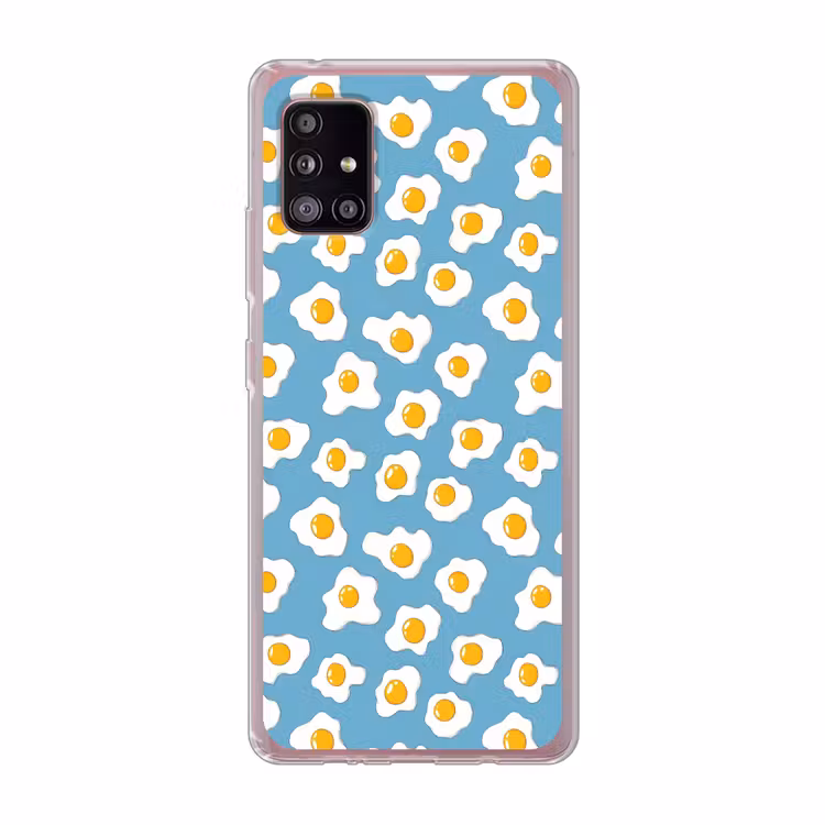 Eieren - Dooiers - Blauw Telefoonhoesje Samsung Galaxy A51 5G klein 373 -3d