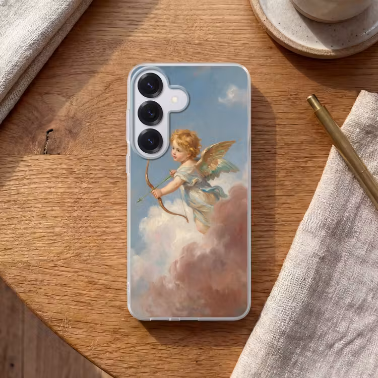 Engel - Pijl en boog - Mythologie - Klassiek Telefoonhoesje Samsung Galaxy S26 klein -sfeer1