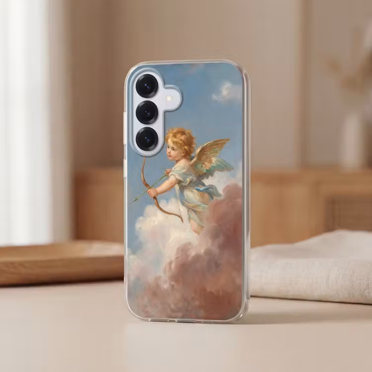 Engel - Pijl en boog - Mythologie - Klassiek Telefoonhoesje Samsung Galaxy S26 klein -sfeer2