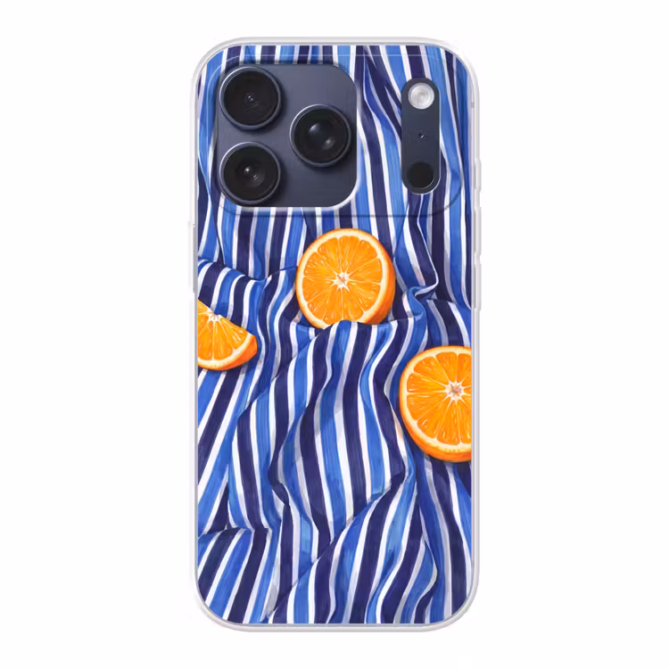 Telefoonhoesje - Eten - Fruit - Oranje - Eten - Fruit - Oranje Telefoonhoesje iPhone 17 Pro klein