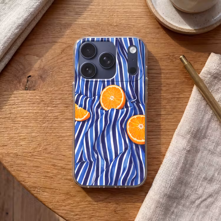 Telefoonhoesje - Eten - Fruit - Oranje - Eten - Fruit - Oranje Telefoonhoesje iPhone 17 Pro klein
