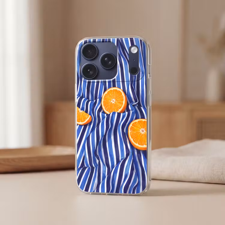 Telefoonhoesje - Eten - Fruit - Oranje - Eten - Fruit - Oranje Telefoonhoesje iPhone 17 Pro klein