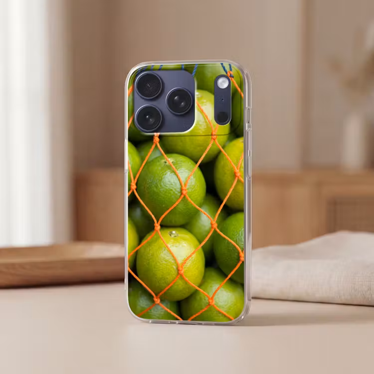 Eten - Net - Groen - Markt Telefoonhoesje iPhone 17 Pro klein -sfeer2