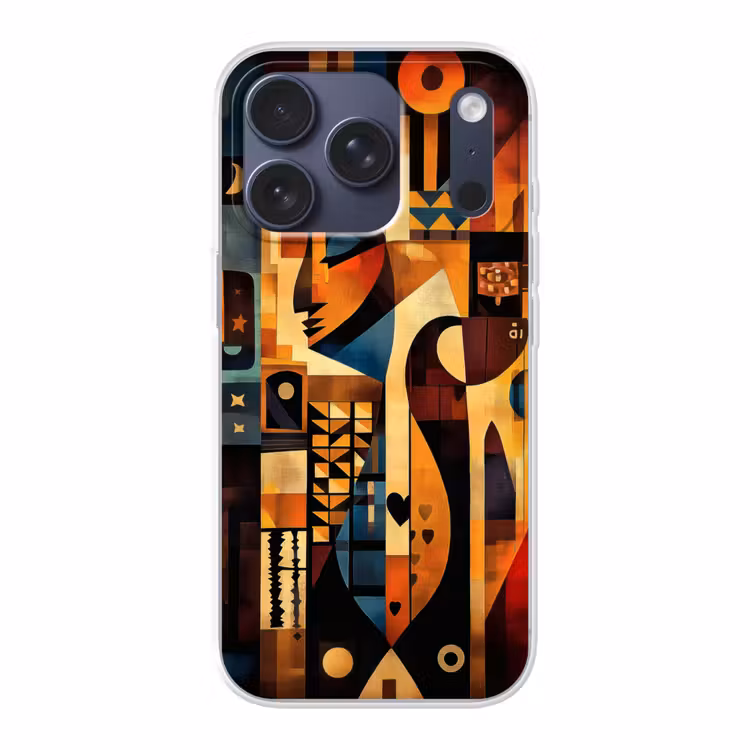 Figuren - Abstract - Symbolen Telefoonhoesje iPhone 17 Pro klein -3d