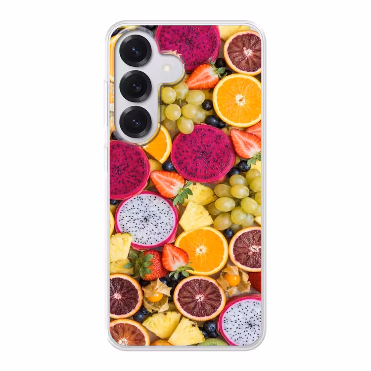 Fruit - Assortiment - Kleurrijk - Gezondheid Telefoonhoesje Samsung Galaxy S26 klein -3d