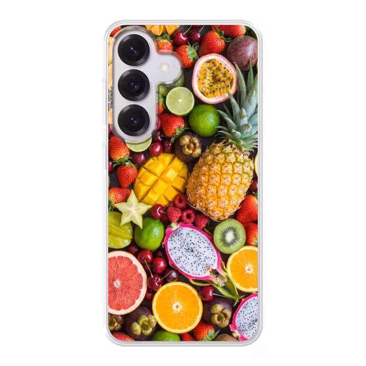 Fruit - Assortiment - Vers - Gezond - Kleurrijk Telefoonhoesje Samsung Galaxy S26 klein -3d