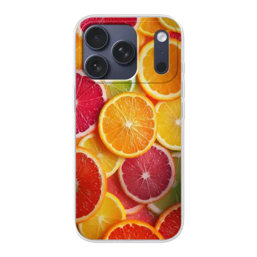 Fruit - Kleurrijk - Close up Telefoonhoesje iPhone 17 Pro klein -3d