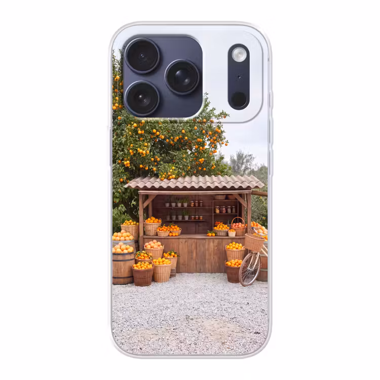 Telefoonhoesje - Fruit - Markt - Landelijk - Fruit - Markt - Landelijk Telefoonhoesje iPhone 17 Pro klein