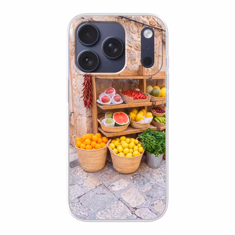 Telefoonhoesje - Fruit - Markt - Vers - Fruit - Markt - Vers Telefoonhoesje iPhone 17 Pro klein