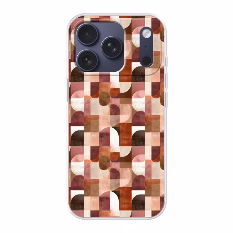 Geometrie - Modern - Retro Telefoonhoesje iPhone 17 Pro klein 878 -3d
