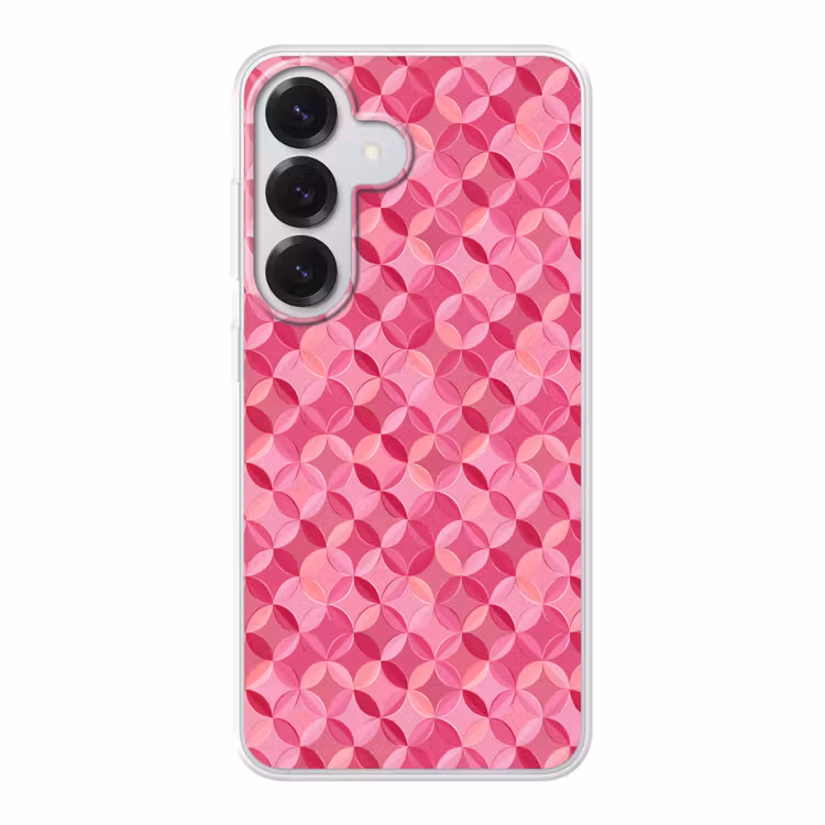 Geometrisch - Mozaïek - Modern - Roze Telefoonhoesje Samsung Galaxy S26 klein 975 -3d