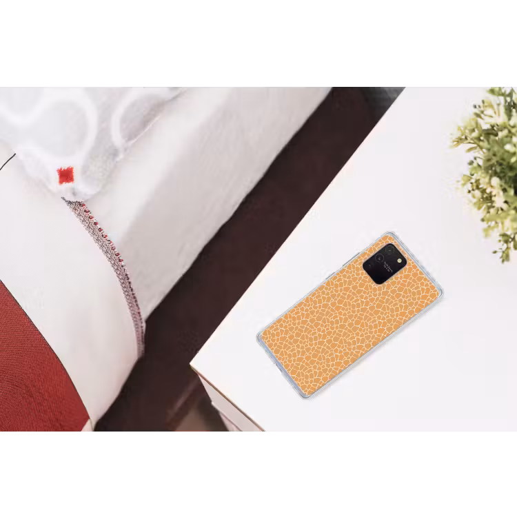Giraf - Oranje - Patroon Telefoonhoesje Samsung Galaxy S10 Lite klein 364 -kamerS10Lite