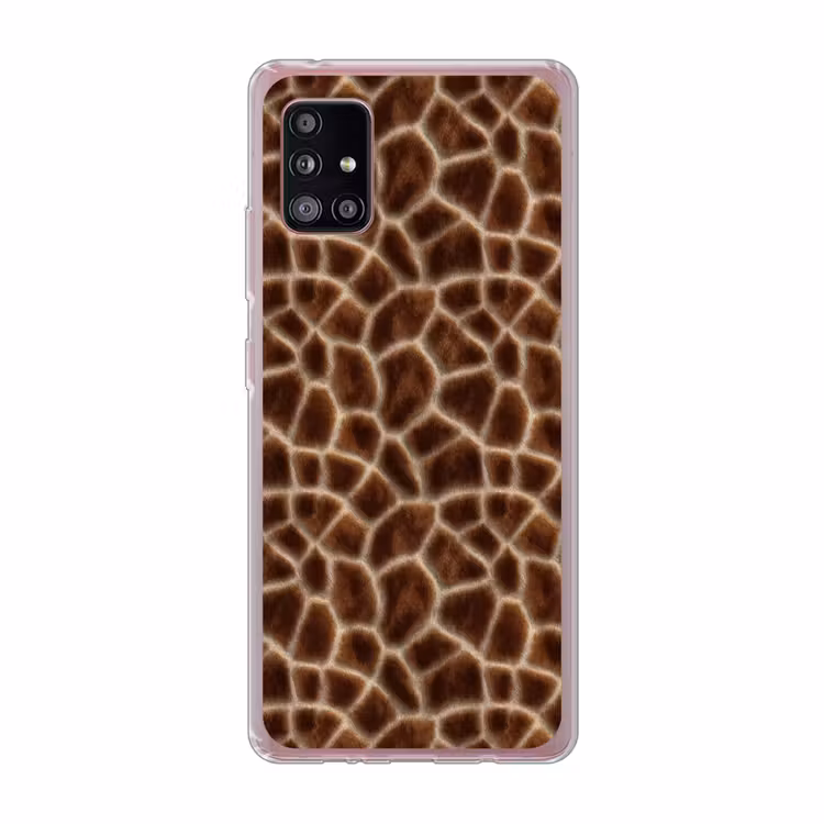 Giraf - Vacht - Bruin Telefoonhoesje Samsung Galaxy A51 5G klein 373 -3d