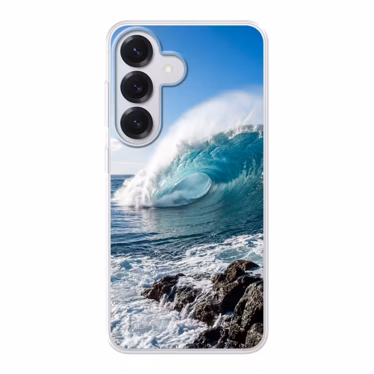 Golf - Oceaan - Brekend - Water - Blauw Telefoonhoesje Samsung Galaxy S26 klein -3d