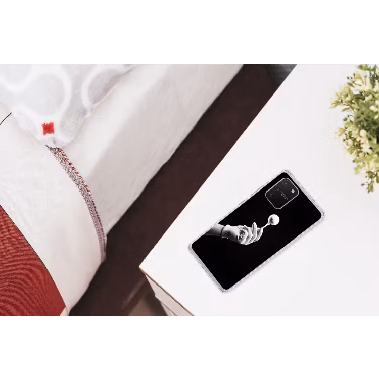 Golfbal - Zwart - Wit Telefoonhoesje Samsung Galaxy S10 Lite klein -kamerS10Lite