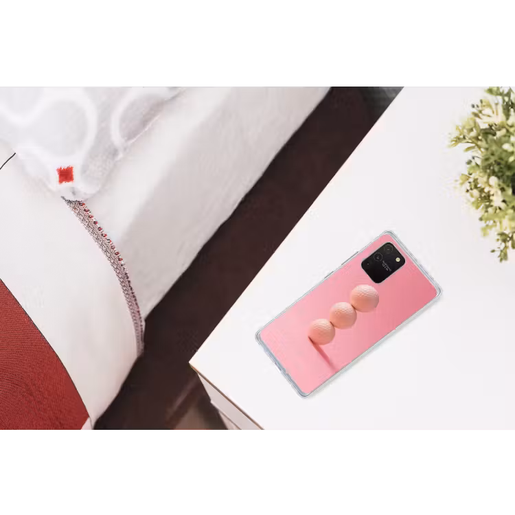 Golfballen - Roze - Drie Telefoonhoesje Samsung Galaxy S10 Lite klein -kamerS10Lite