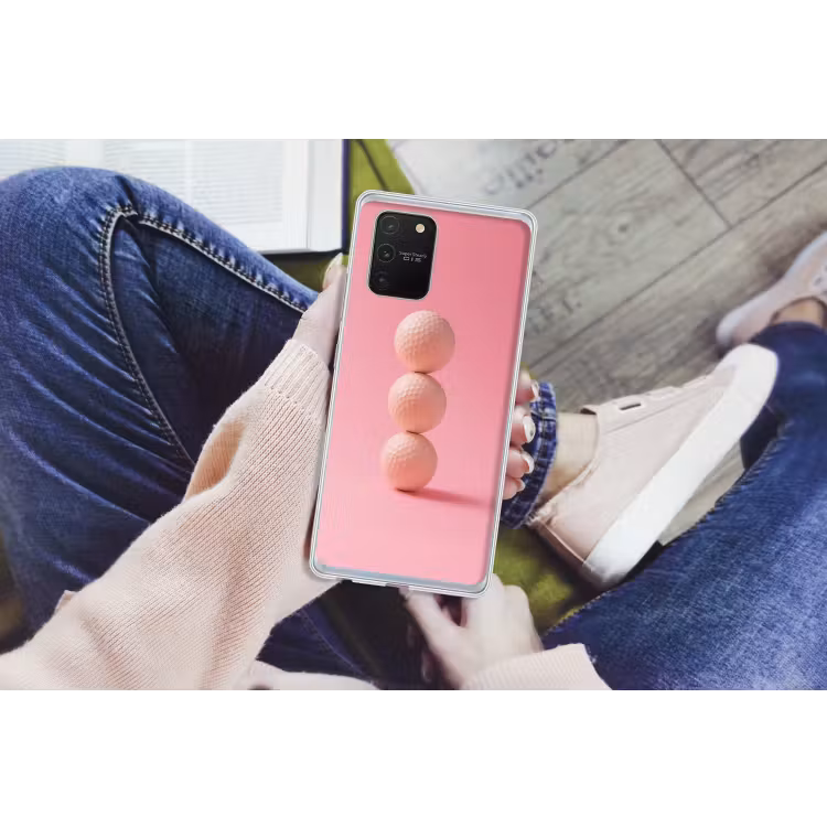 Golfballen - Roze - Drie Telefoonhoesje Samsung Galaxy S10 Lite klein -handS10Lite