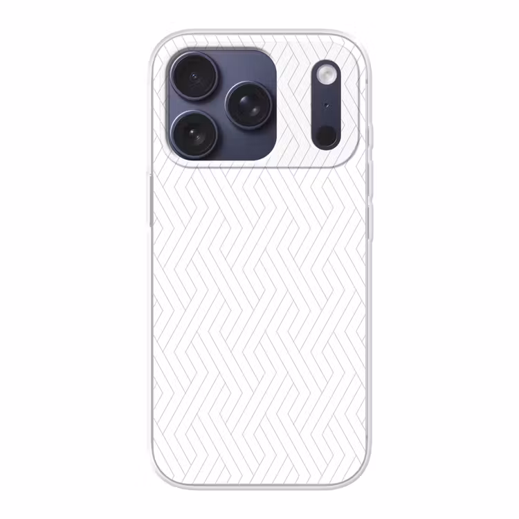 Grafisch - Patroon - Modern - Schuin Telefoonhoesje iPhone 17 Pro klein 878 -3d