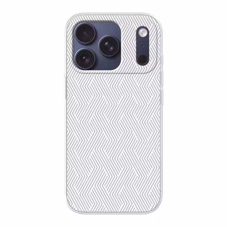 Grafisch - Patroon - Modern - Schuin Telefoonhoesje iPhone 17 Pro klein 878 -3d