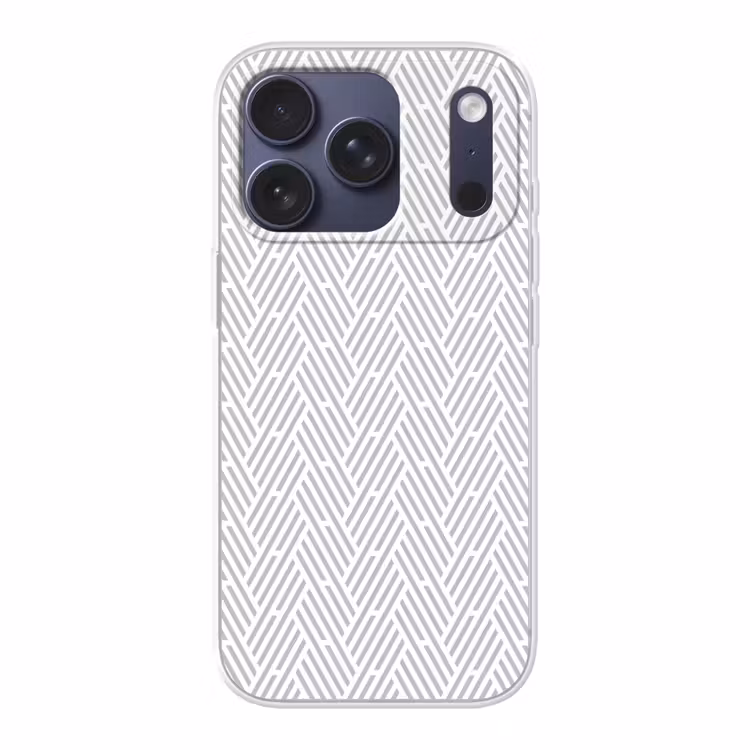 Grafisch - Patroon - Modern - Strepen Telefoonhoesje iPhone 17 Pro klein 878 -3d