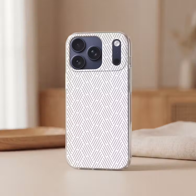 Grafisch - Patroon - Modern - Strepen Telefoonhoesje iPhone 17 Pro klein 878 -sfeer2