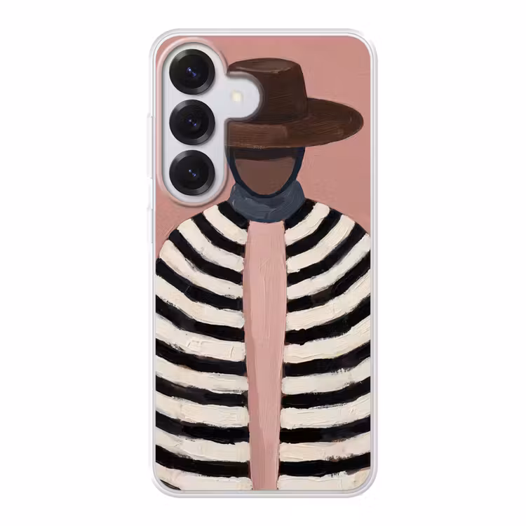 Grafisch - Vrouw - Roze Telefoonhoesje Samsung Galaxy S26 klein -3d