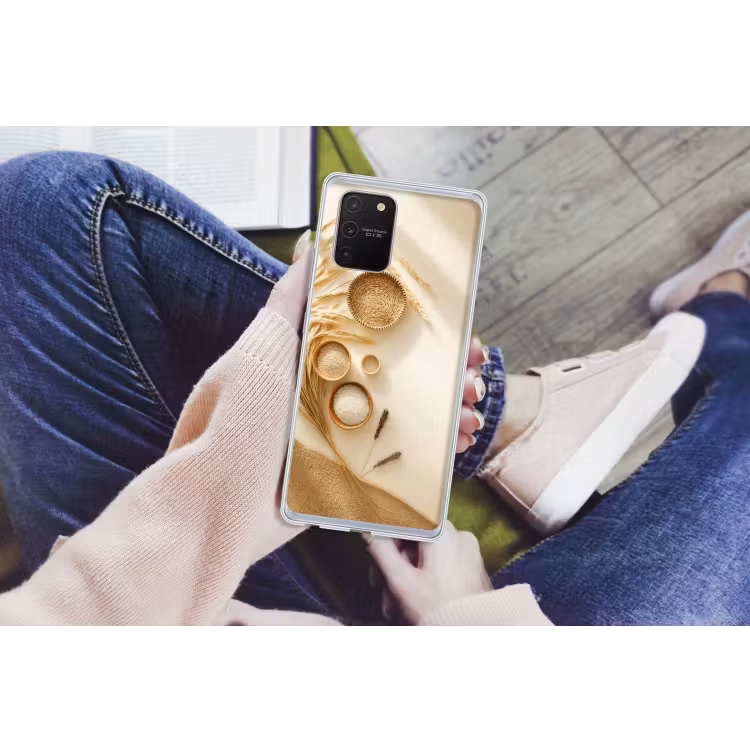 Granen - Hout - Kom - Beige Telefoonhoesje Samsung Galaxy S10 Lite klein -handS10Lite