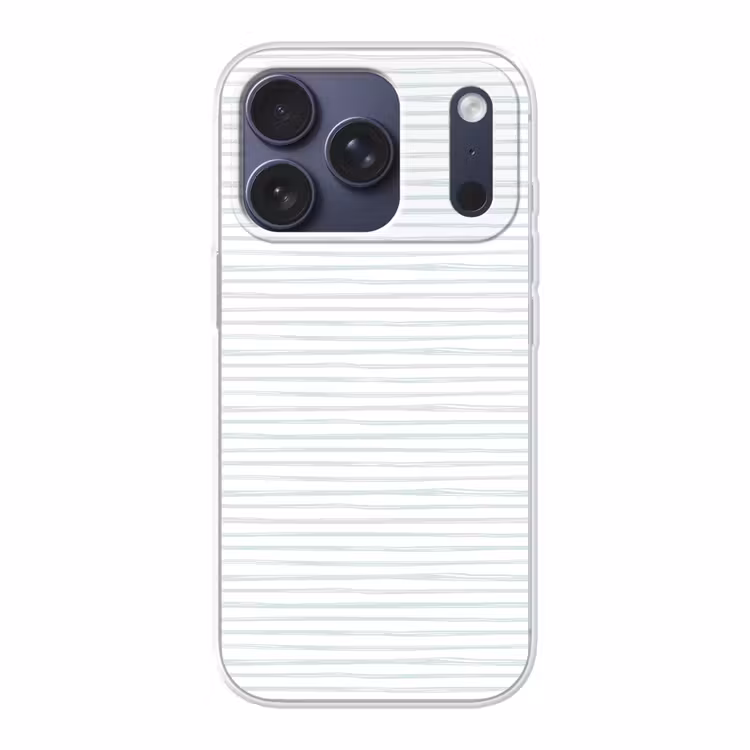 Zee - Sfeer - Strepen - Groen Telefoonhoesje iPhone 17 Pro klein 878 -3d