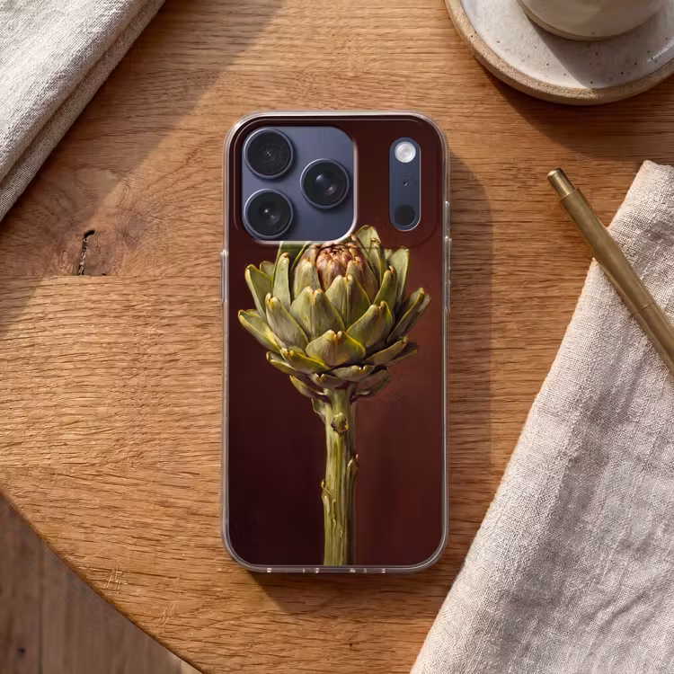 Telefoonhoesje - Groente - Artisjok - Groen - Groente - Artisjok - Groen Telefoonhoesje iPhone 17 Pro klein