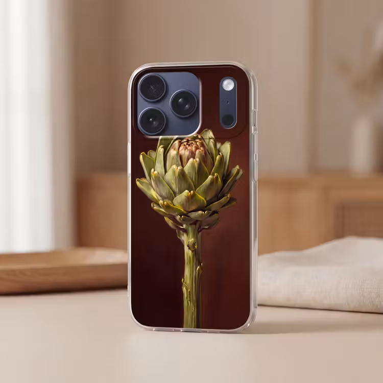 Telefoonhoesje - Groente - Artisjok - Groen - Groente - Artisjok - Groen Telefoonhoesje iPhone 17 Pro klein